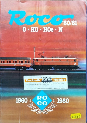 Roco katalog 1980 - roco,