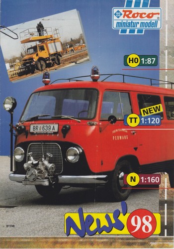Roco miniatur modell prospekt - miniatur,