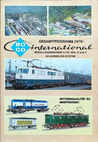 Roco gesamtprogramm 1976 - roco,