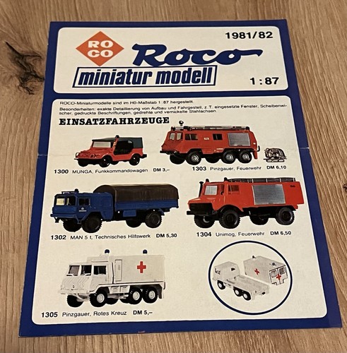 Roco miniatur modell 1981 - roco, 1981/82